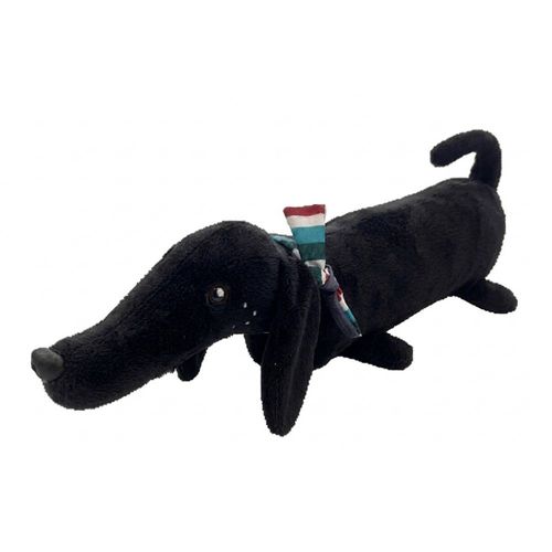 cachorro salsicha preto