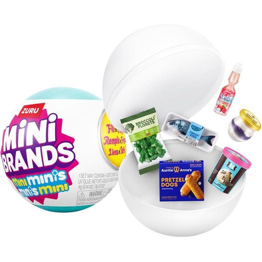 mini brands fill the fridge