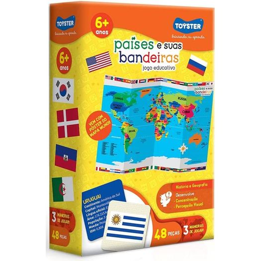 jogo educativo países e suas bandeiras