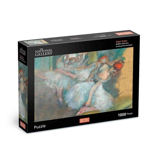 quebra-cabeça 1000 peças as bailarinas degas national gallery