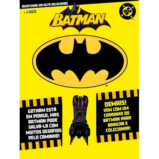batman aventuras em alta velocidade 3 - capa amarela