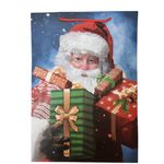 sacola para presente de papel natal noel grande 30x42x12cm