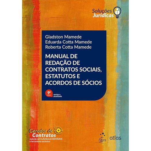 manual de redação de contratos sociais, estatutos e acordos de sócios