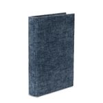 livro caixa azul em mdf e veludo g