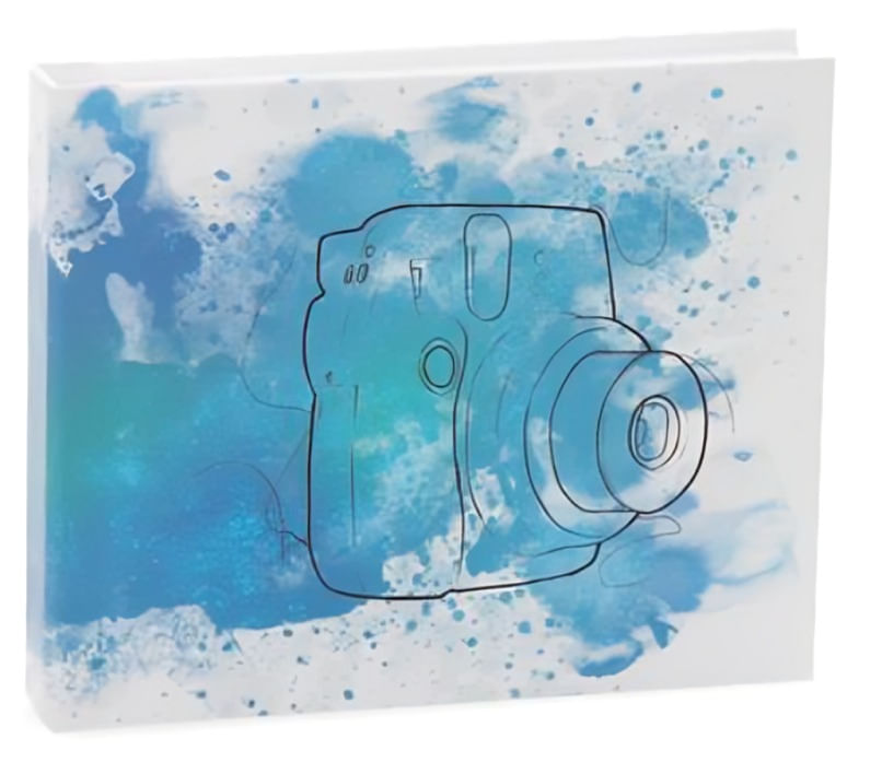 Álbum Camera Instantaneas 12 Folhas Autocolante