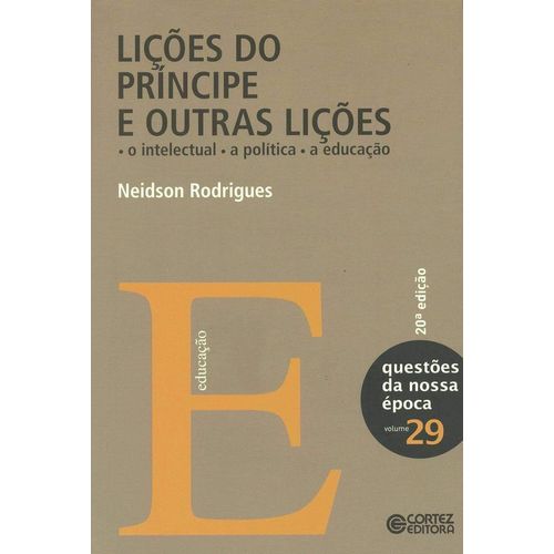 lições do príncipe e outras lições