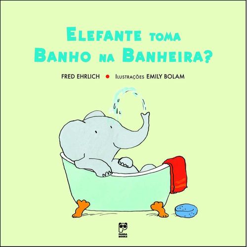 elefante toma banho na banheira?
