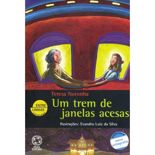 um trem de janelas acesas um trem de janelas acesas