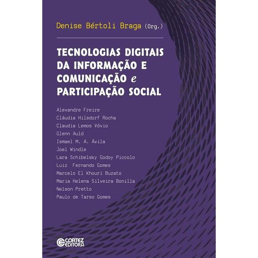 tecnologias digitais da informação e comunicação e participação social tecnologias digitais da informação e comunicação e participação social