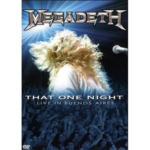 dvd megadeth - that one night: live in buenos aires