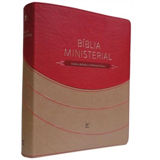 Biblia Ministerial Nvi - Marrom E Vermelho - Vida