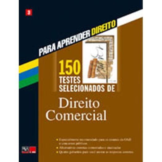 150 Testes Selecionados De Direito Comercial - Bafisa - 1 Ed