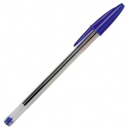 caneta esferográfica azul cristal 1.0mm ponta media bic avulso varejo