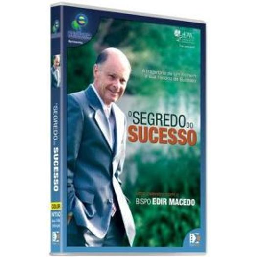 Dvd O Segredo Do Sucesso (edir Macedo)