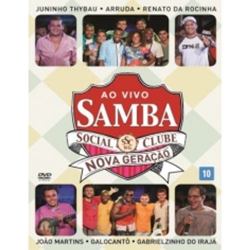 dvd samba social - nova geração