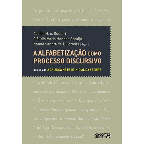 a alfabetização como processo discursivo