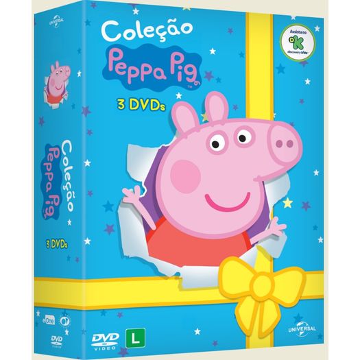 DVD Coleção Peppa Pig (3 DVDs) - Livrarias Curitiba